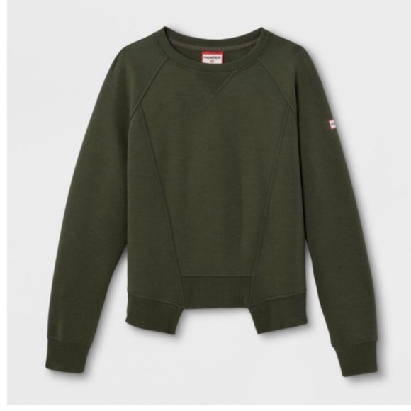 Hunter for Target Tops - Hunter x Target Deconstructed Olive Sweatshirt